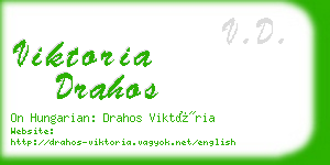 viktoria drahos business card